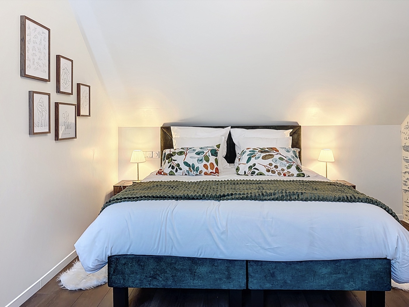 Chambre romantique avec lit king-size — La Parenthèse Bretonne